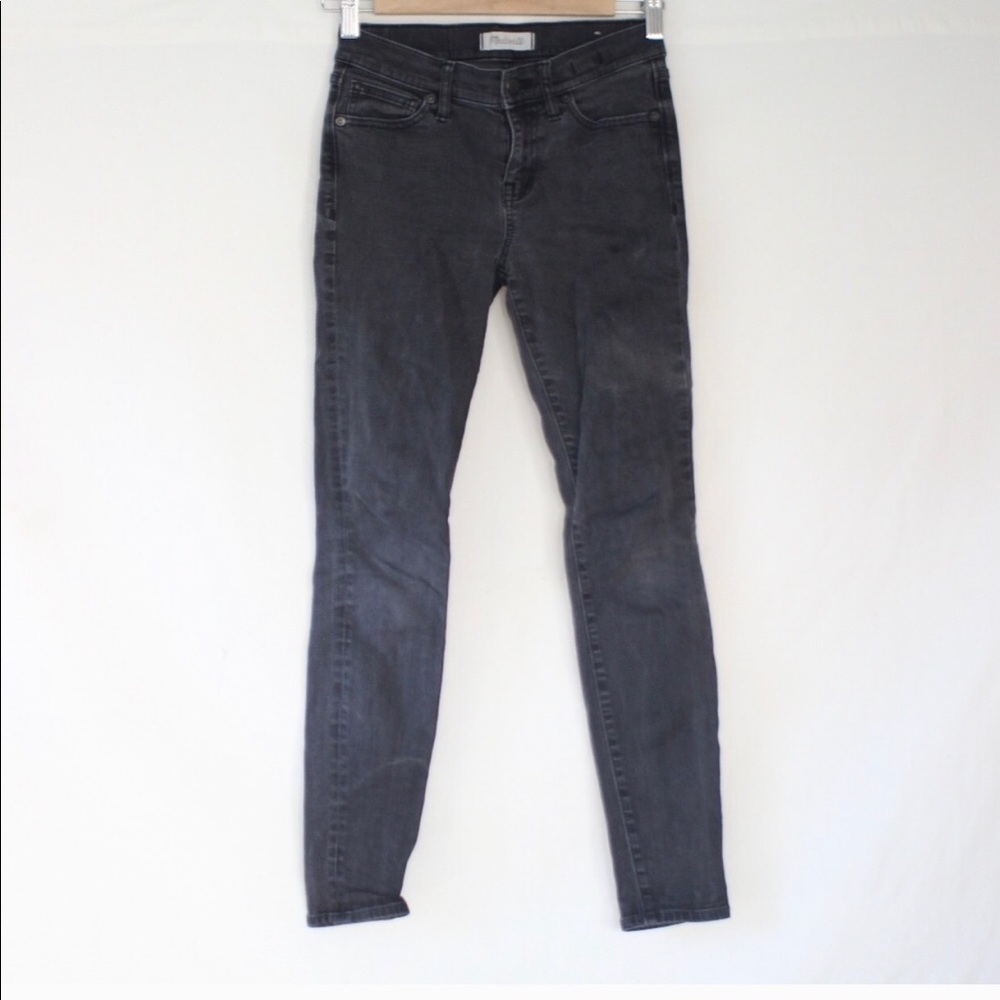 Madewell Skinny Skinny Jeans Black Wash Size 26